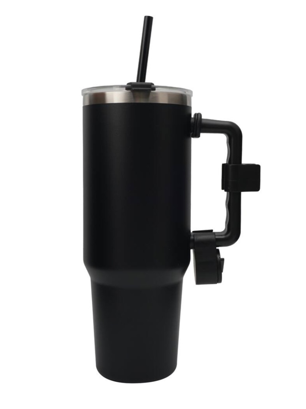 Tumbler Clip-On Set, Black Accessories, Trending Viral Lip Balm, Key, Ring Case